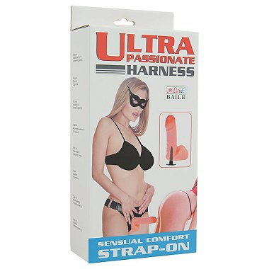 Caixa da Ultra Passionate Harness Cinta Peniana Strap-on