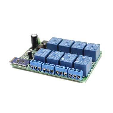 Módulo Bluetooth com Relé 8 Canais 5V BLE 4.0