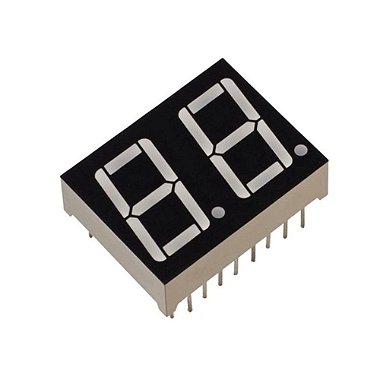 Display de 7 segmentos com 2 Dígitos