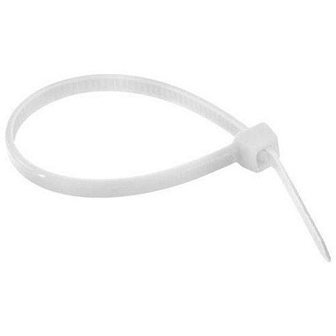 Abraçadeira de Nylon 25x100mm Branca