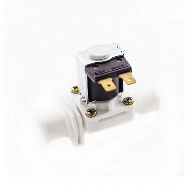 Válvula Solenoide de Entrada de Água - 180° 1/4" x 1/4" 220V - Nascimetal