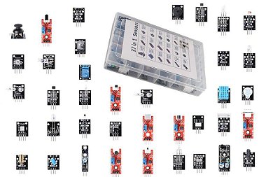 Kit com 37 sensores para Arduino - Com Caixa Organizadora