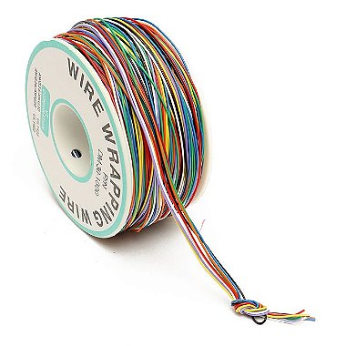 Fio Wire Wrap 120m 30AWG - 8 Cores