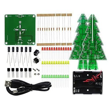 Kit Experimento Árvore de Natal DIY