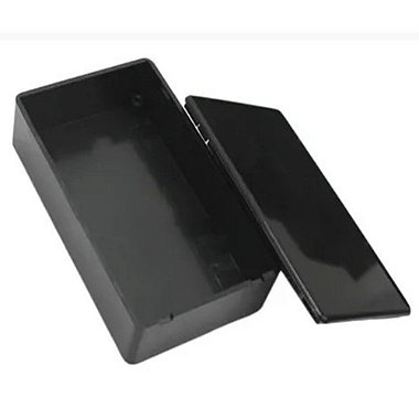 Caixa Plástica para Montagem 100mm x 60mm x 25mm Preta
