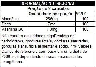 Tabela Nutricional Zma Max Titanium