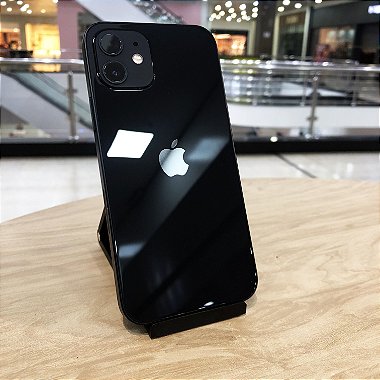  iPhone 12 Preto, com Tela de 6,1”, 5G, 64 GB 