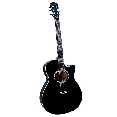 Violão Mini Jumbo Di Giorgio Iron Black