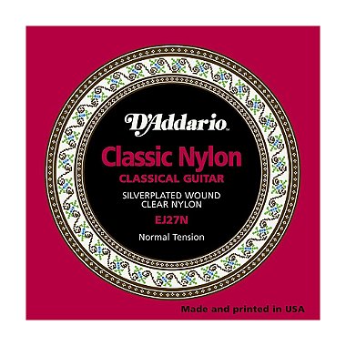 Encordoamento Violão Nylon D'Addario EJ 27 N Tensão Normal