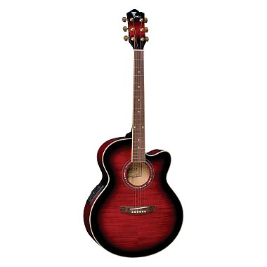 Violão Eagle Jumbo CH 70 F Red Burst
