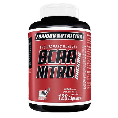  BCAA Nitro Arginine Furious Nutrition 120 cápsulas 