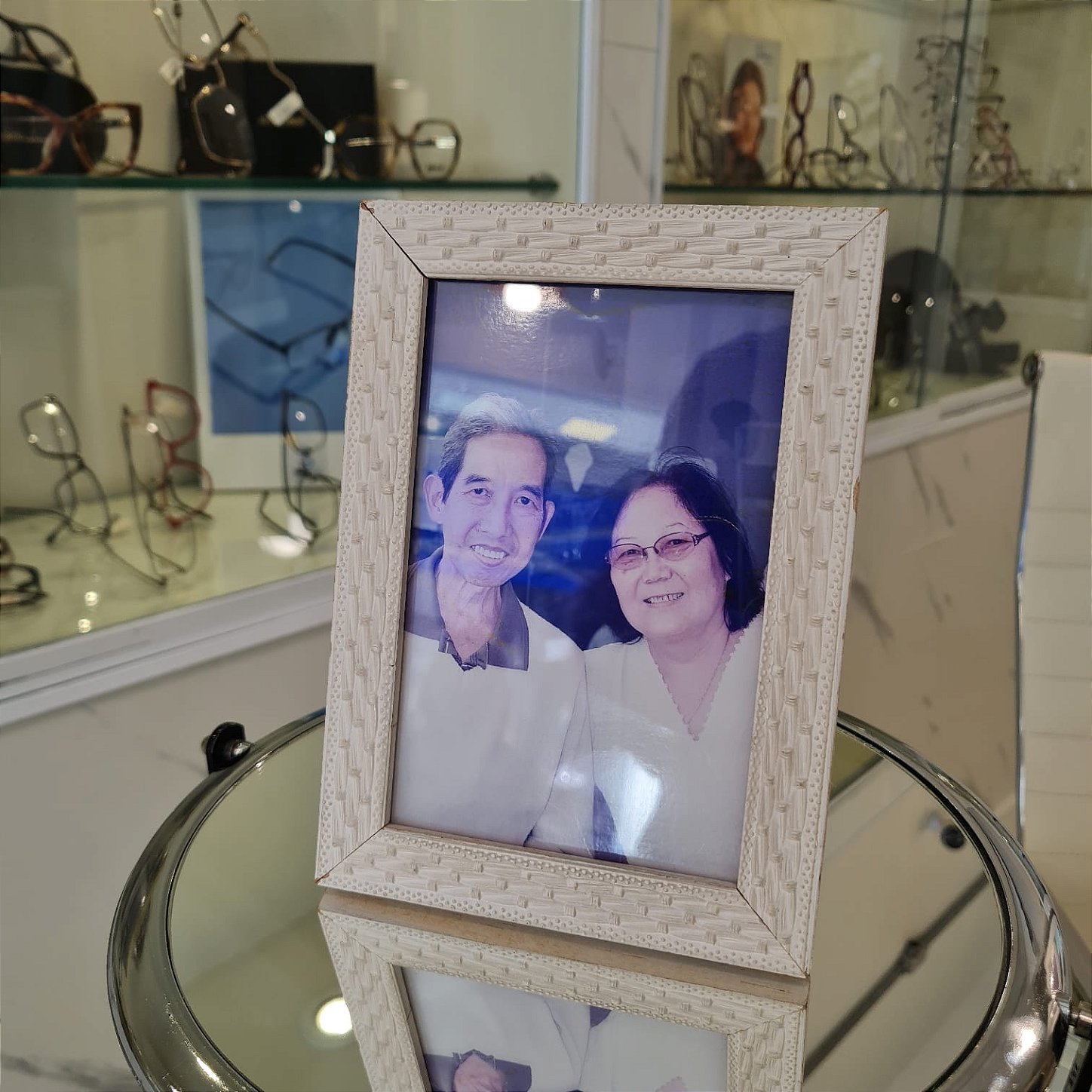Casal fundador da Ótica Vila Sônia
