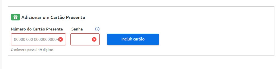 como resgatar o cartão presente carrefour passo 2