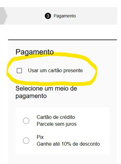 como ativar ou resgatar o vale presente nike passo 1