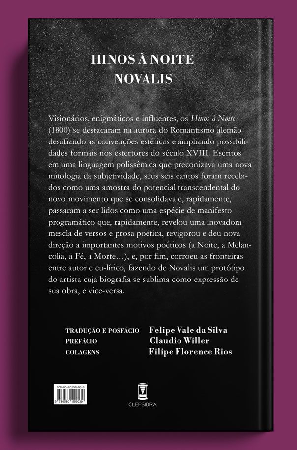 Hinos à Noite - Novalis - Sebo Clepsidra