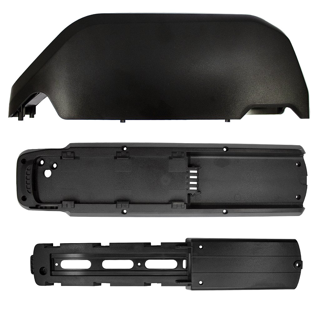 Caixa de Bateria E-bike 48V para 84 Células com Chave Preto