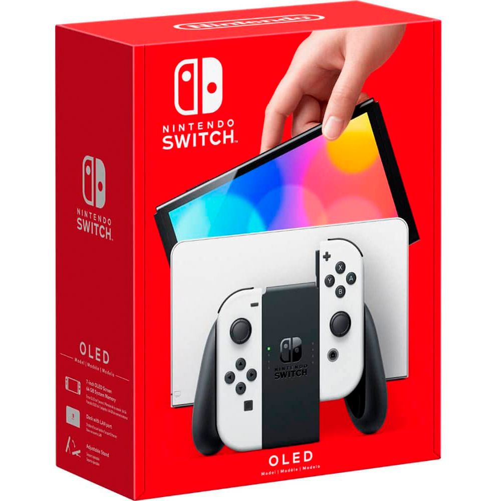 Console Nintendo Switch Oled - Branco - 64GB - Switch Oled - ZEUS