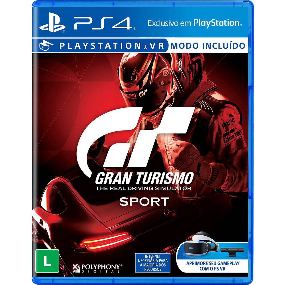 Jogo Gran Turismo Sport - PS4 - ZEUS GAMES - A única loja Gamer de BH!