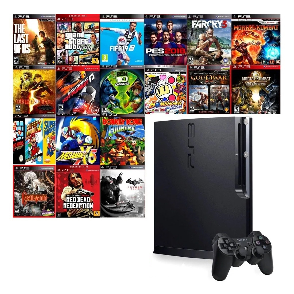PS3 プレイステーション3 Preços baixos em Sony PlayStation 3 NTSC-U/C Consoles de videogame