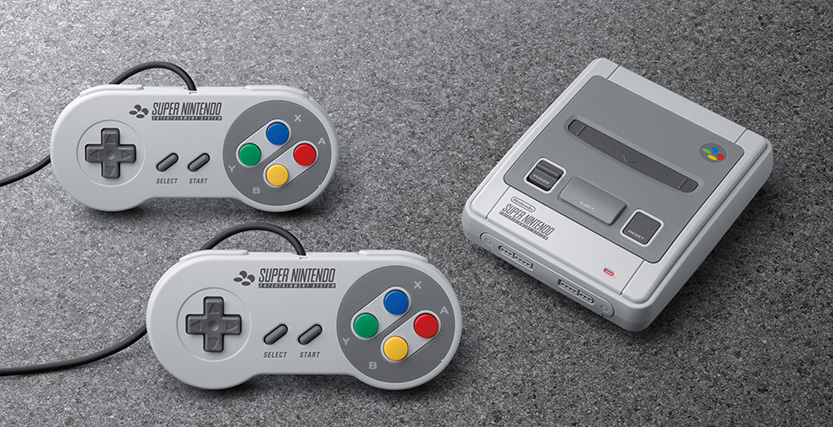 Console Super Nintendo Mini Classic Console Europeu + 21 jogos