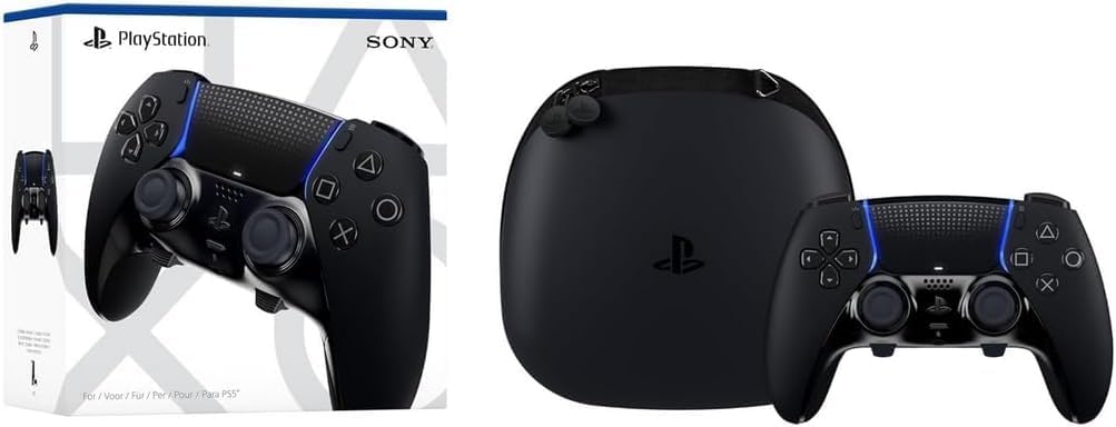 Controle sem fio DualSense Edge Preto Midnight Black - PS5 - ZEUS