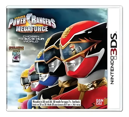 Jogo Power Rangers Megaforce (Seminovo) - Nintendo 3Ds - ZEUS