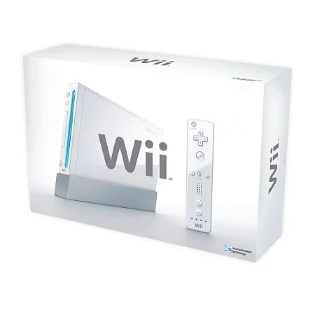Wii  白 Console Nintendo Wii Branco Destravado Com mais de 30 Jogos Na