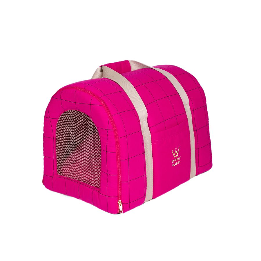 Bolsa Sling Pet Woof Classic Empire Rosa