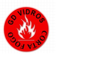 Vidros corta fogo.