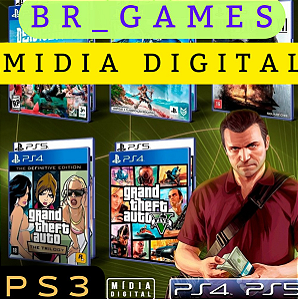 GTA 5 Br Midia Digital Ps3 - WR Games Os melhores jogos estão aqui!!!!