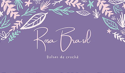 Crochê Rosa Brasil