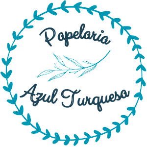 Papelaria Azul Turquesa