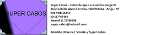 SUPER CABOS - CABOS DE AÇO EM GERAL 