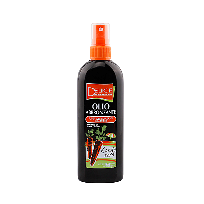 Óleo Bronzeador Spray Delice Solaire Cenoura Negra - 150ml