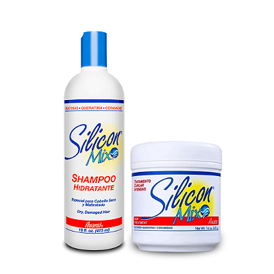 Kit de Shampoo e Máscara de Tratamento Capilar Intensivo Silicon Mix Avanti (Shampoo 473ml + Máscara 450g)