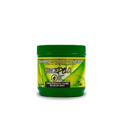 Máscara de Tratamento Capilar Fitoterápico Natural Crece Pelo - 454g