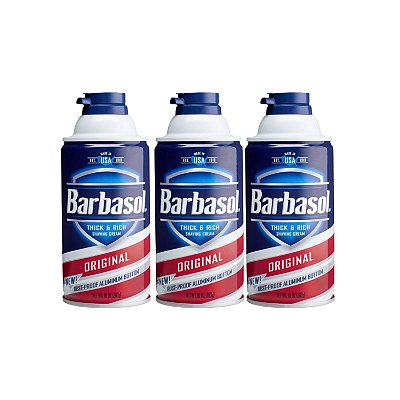 Kit Espuma de Barbear Barbasol Original - 283g (com 3 unidades)