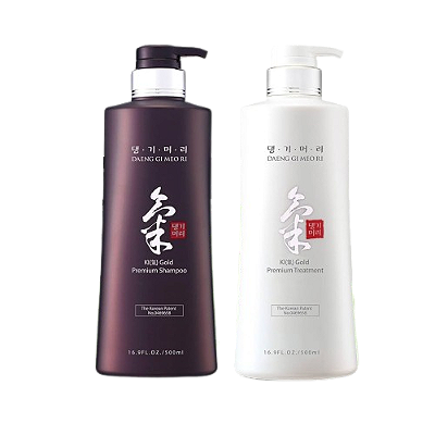 Kit Shampoo e Condicionador Daeng Gi Meo Ri Ki Gold Premium - 500ml (2 unids)