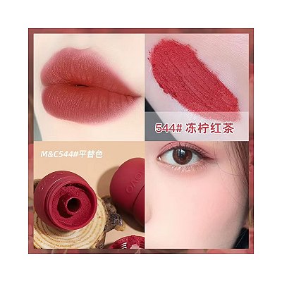 Batom Líquido Matte Novo Cosmétics Lightweight & Silky Lip Mud Cor 544 - 6g