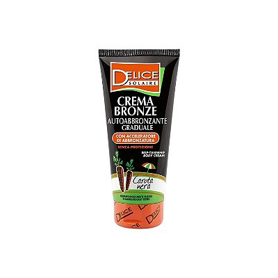 Autobronzeador Corporal em Creme Delice Solaire Crema Bronze Carota Nera - 200ml