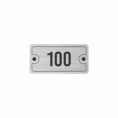 Placa de Identificação Para Caixa de Correio com Furo