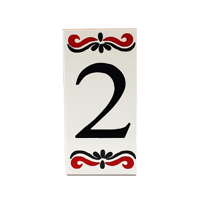 Número 2 Para Casa Em Cerâmica Espanha