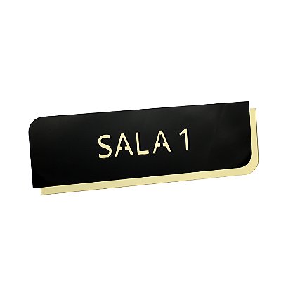 Placa Para Sinalização ou Identificação De Salas Comerciais