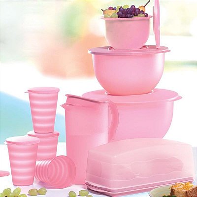 Tupperware BEA Murano 07-2016 Rosa 9 Peças