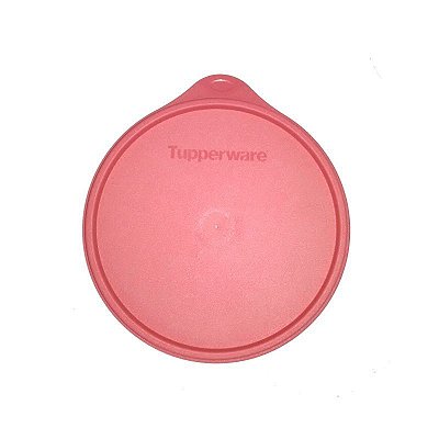 Tupperware Tampa Hermética Rosa para Caixa de Armazenagem 16 cm