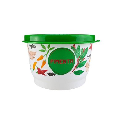 Tupperware Potinho Floral Pimenta 140ml