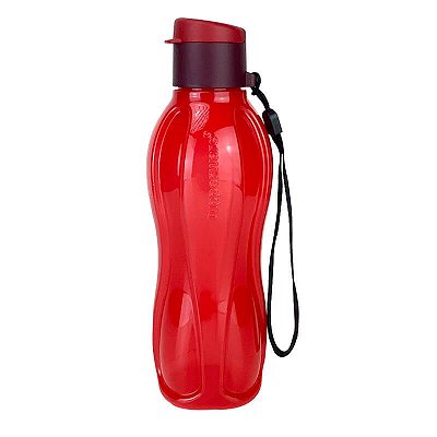 Garrafa Tupperware Eco Tupper Plus 500ml Vermelho Cereja Squeeze