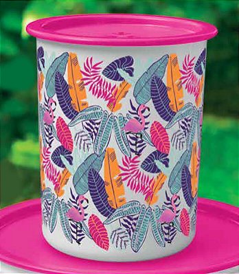 Tupperware Super Instantânea Slim Flamingo Tropical 2,25 litros