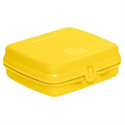 Tupperware Porta Sanduíche Amarelo