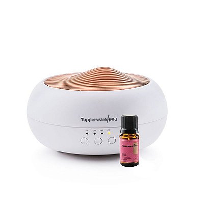 Difusor Elétrico Ultrassônico Tupperware Home + Óleo Essencial Spring Bloom
